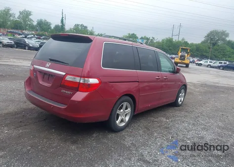 2005 Honda Odyssey Touring из США, поврежденный, VIN 5FNRL38855B117222